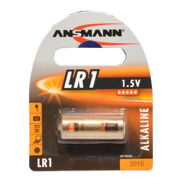 Element / Batteri ANSMANN (10) LR1 (1 stk. blister) Alkaline